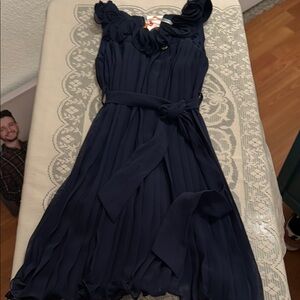 In City Girls Navy Chantal Dress 7-Y NWT by In City Boys & Girls Little Girls